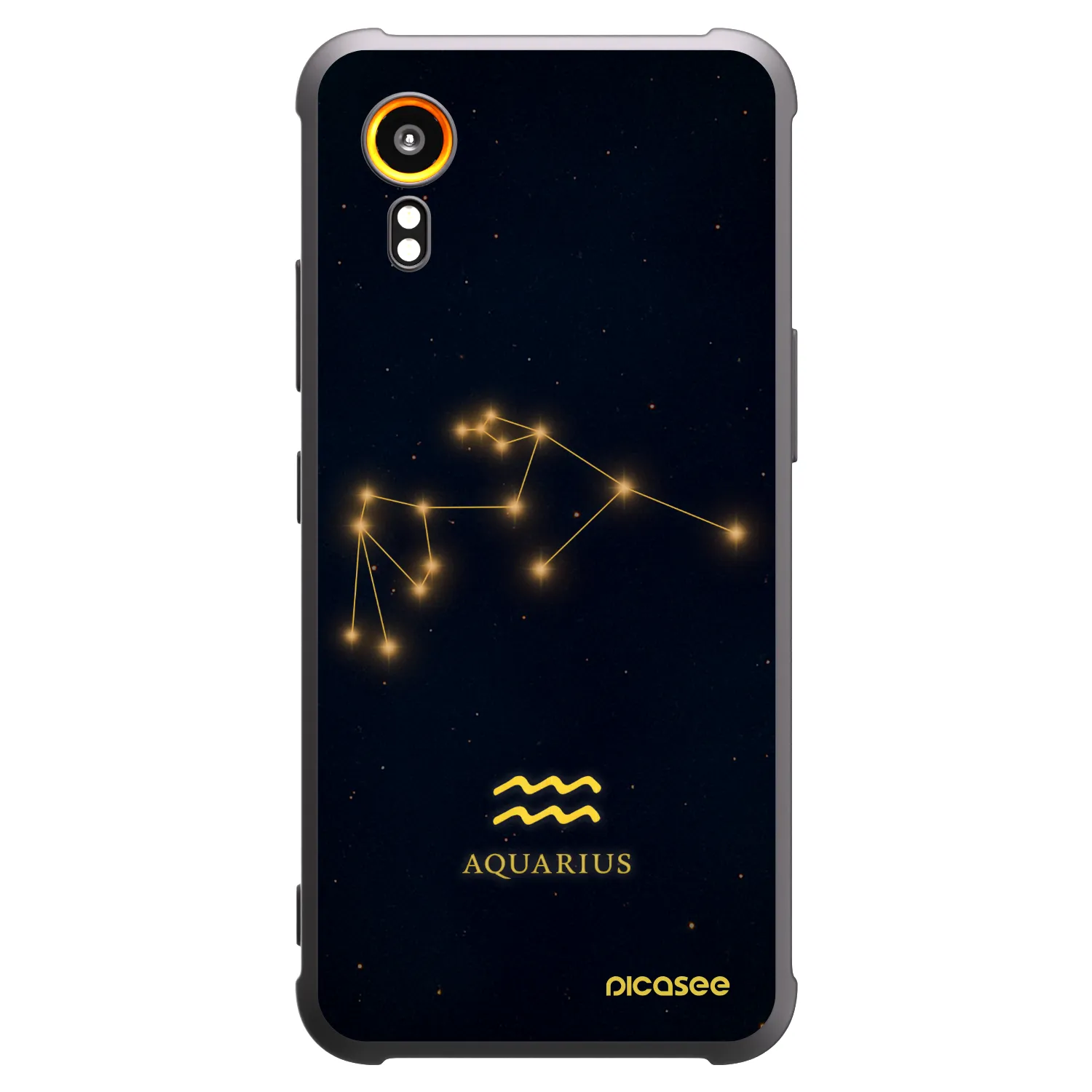 Picasee fekete szilikon tok az alábbi mobiltelefonokra Samsung Galaxy Xcover 7 - AQUARIUS