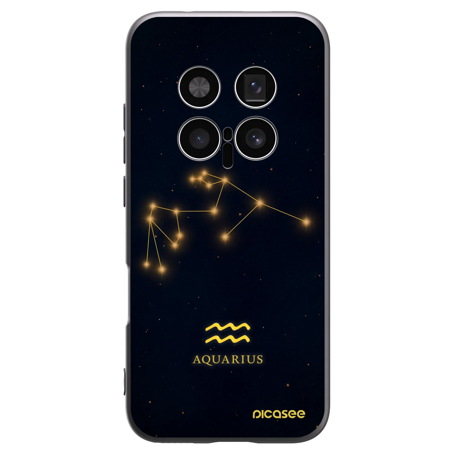 Picasee fekete szilikon tok az alábbi mobiltelefonokra Honor Magic8 Pro 5G - AQUARIUS