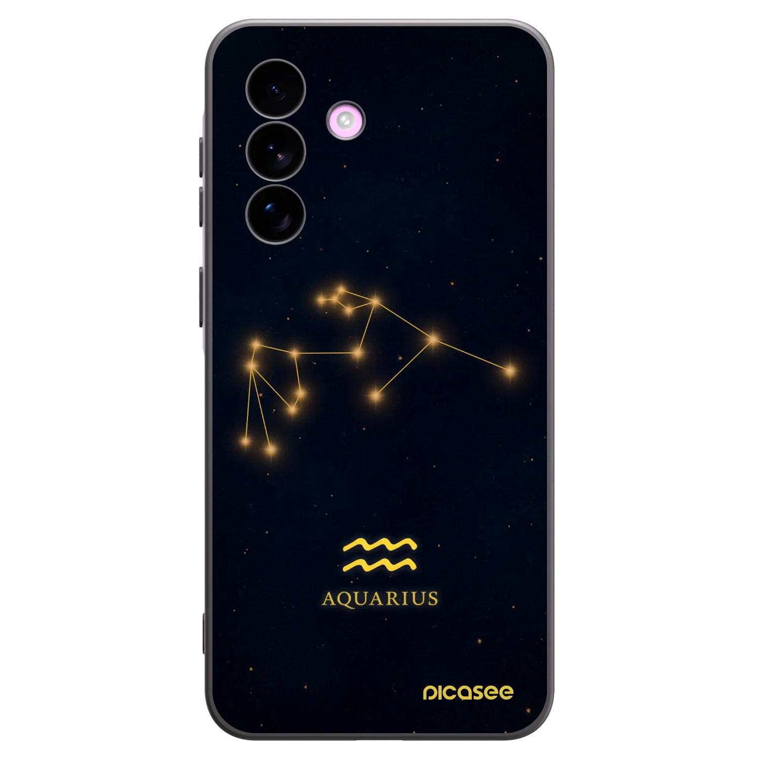 Picasee fekete szilikon tok az alábbi mobiltelefonokra Samsung Galaxy A57 5G - AQUARIUS