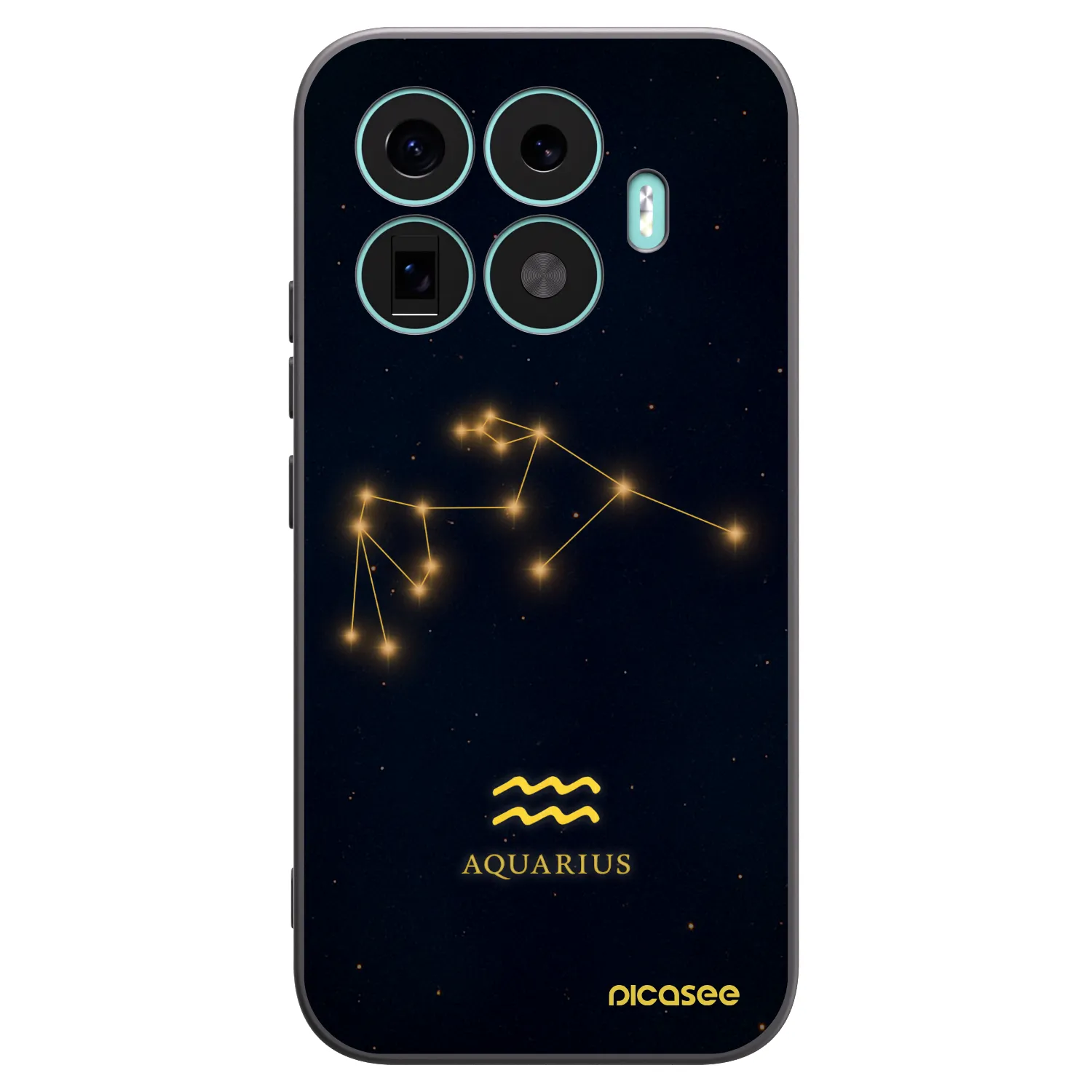 Picasee fekete szilikon tok az alábbi mobiltelefonokra Xiaomi 17T - AQUARIUS