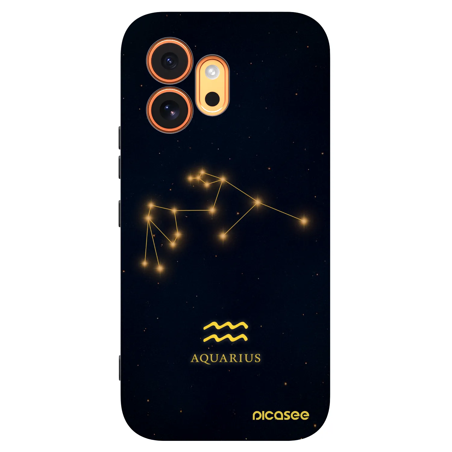 Picasee fekete szilikon tok az alábbi mobiltelefonokra Honor 600 - AQUARIUS