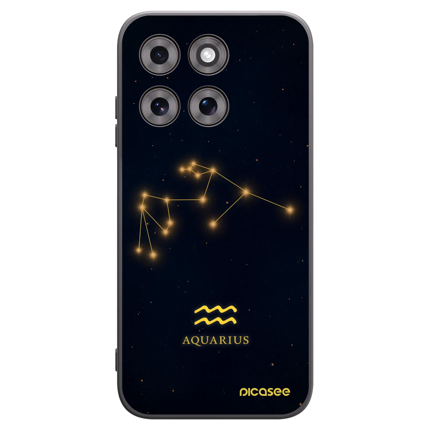 Picasee fekete szilikon tok az alábbi mobiltelefonokra Motorola Moto G77 - AQUARIUS
