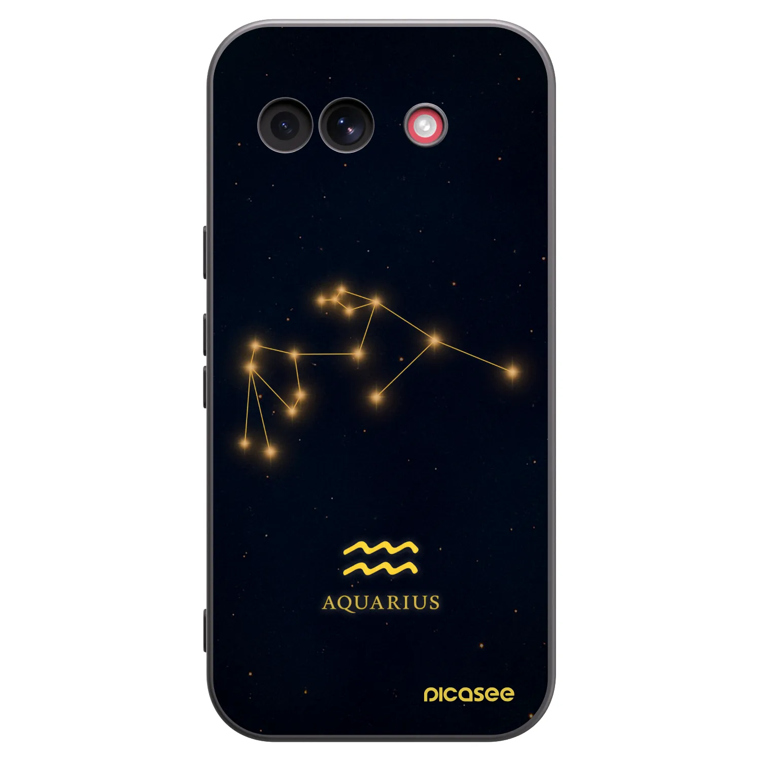 Picasee fekete szilikon tok az alábbi mobiltelefonokra Google Pixel 10a - AQUARIUS