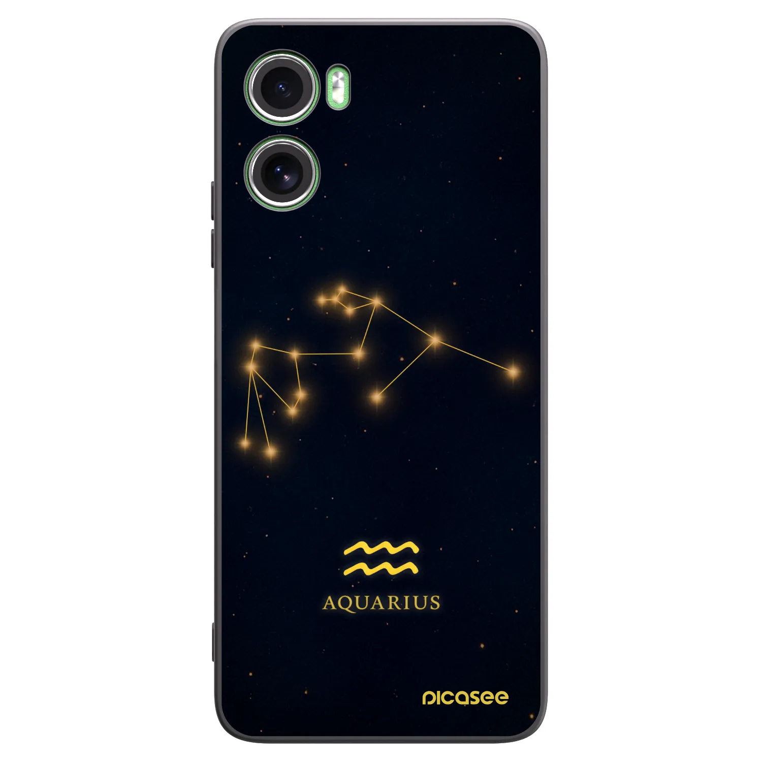 Picasee fekete szilikon tok az alábbi mobiltelefonokra Motorola Moto G06 - AQUARIUS