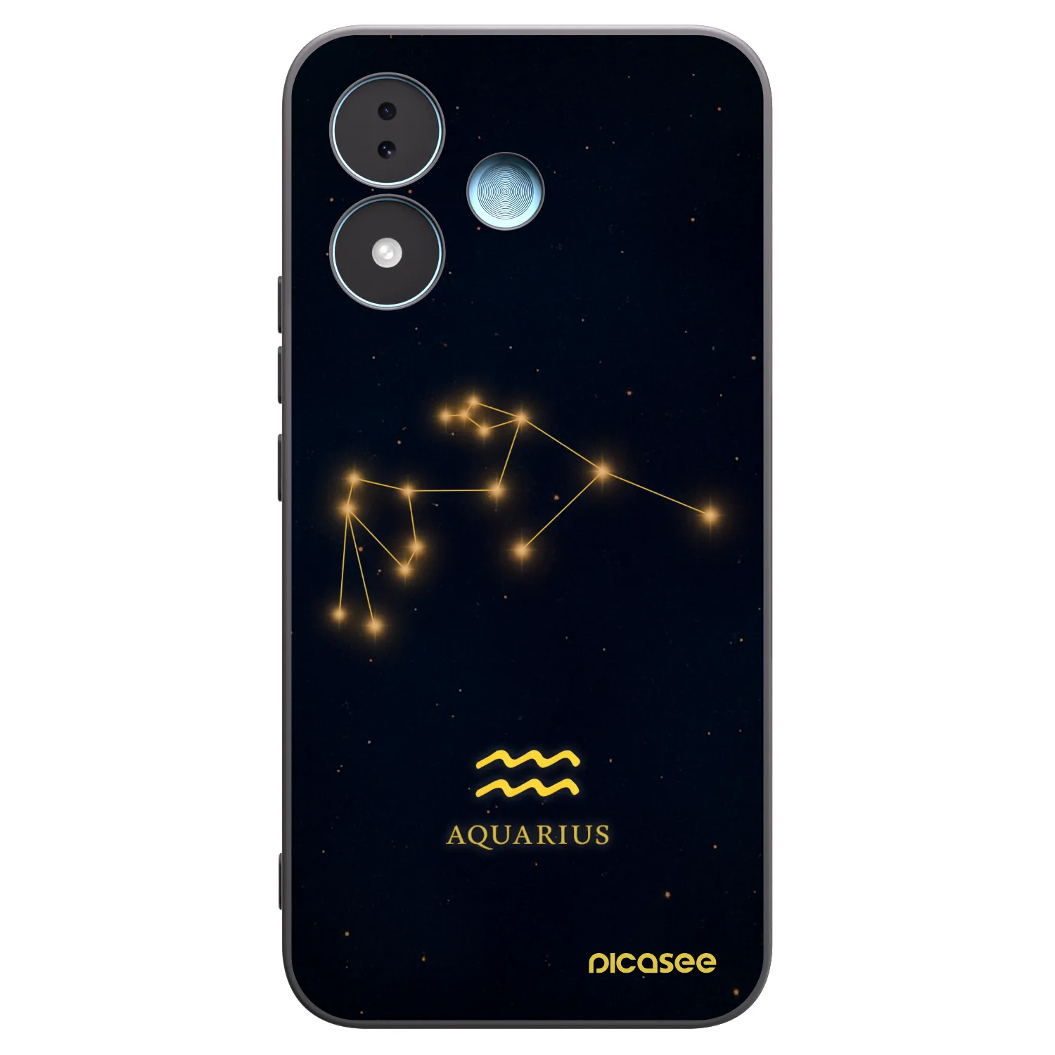 Picasee fekete szilikon tok az alábbi mobiltelefonokra Xiaomi Redmi Note 17 5G - AQUARIUS