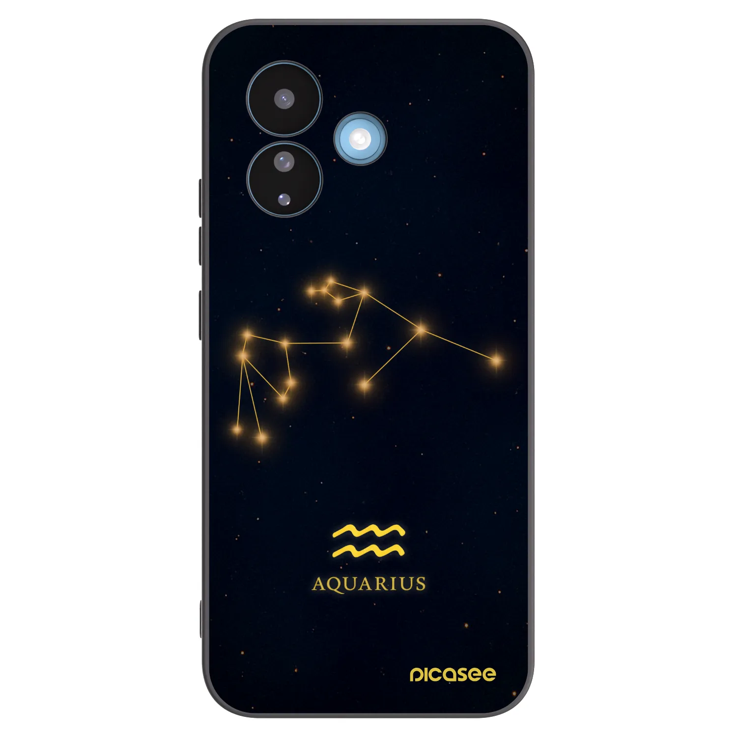 Picasee fekete szilikon tok az alábbi mobiltelefonokra Xiaomi Redmi Note 17 Pro 5G - AQUARIUS