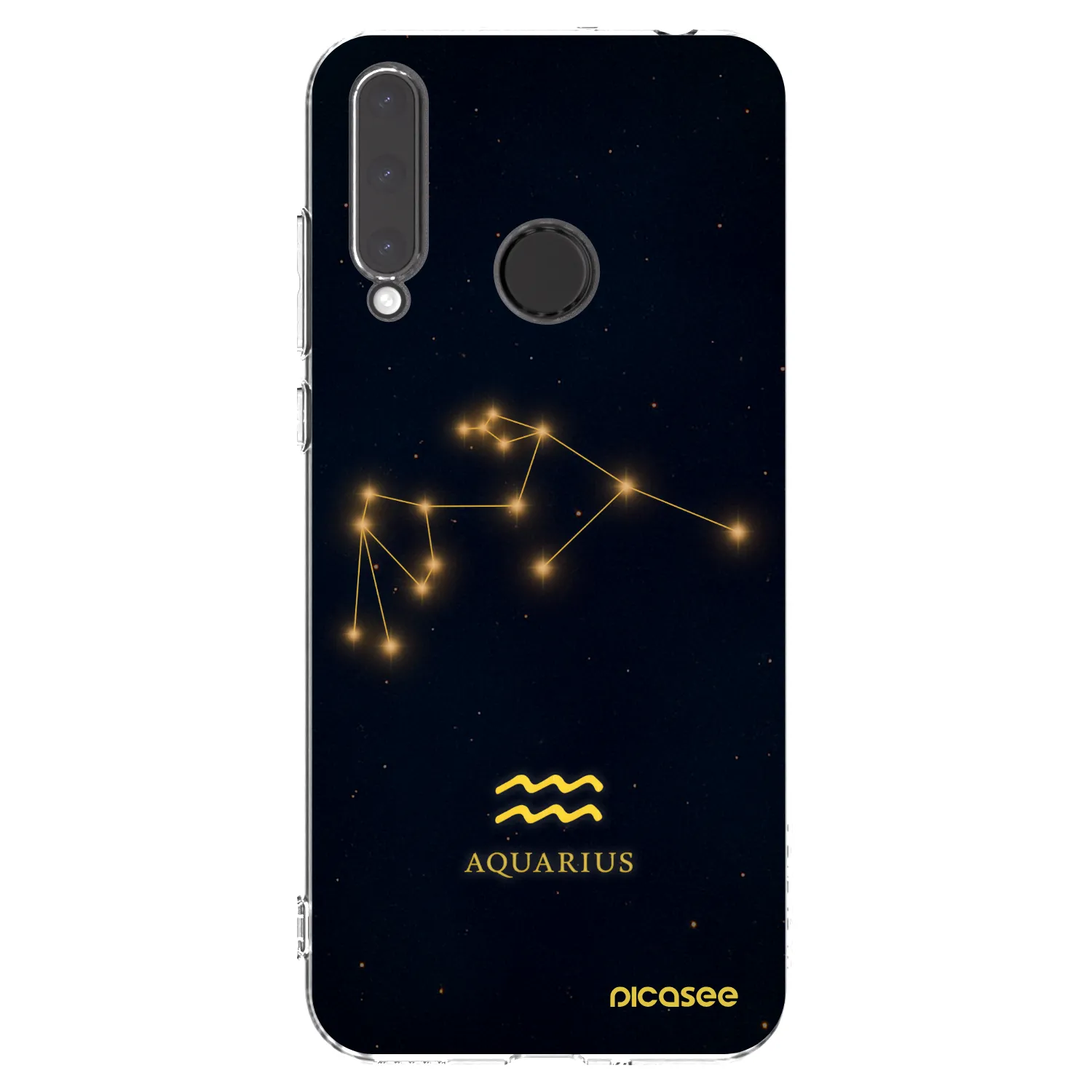 Picasee átlátszó szilikon tok az alábbi mobiltelefonokra Honor 20 Lite - AQUARIUS