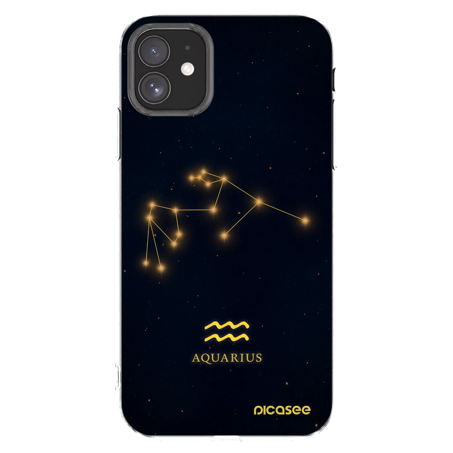 Picasee átlátszó szilikon tok az alábbi mobiltelefonokra Apple iPhone 11 - AQUARIUS
