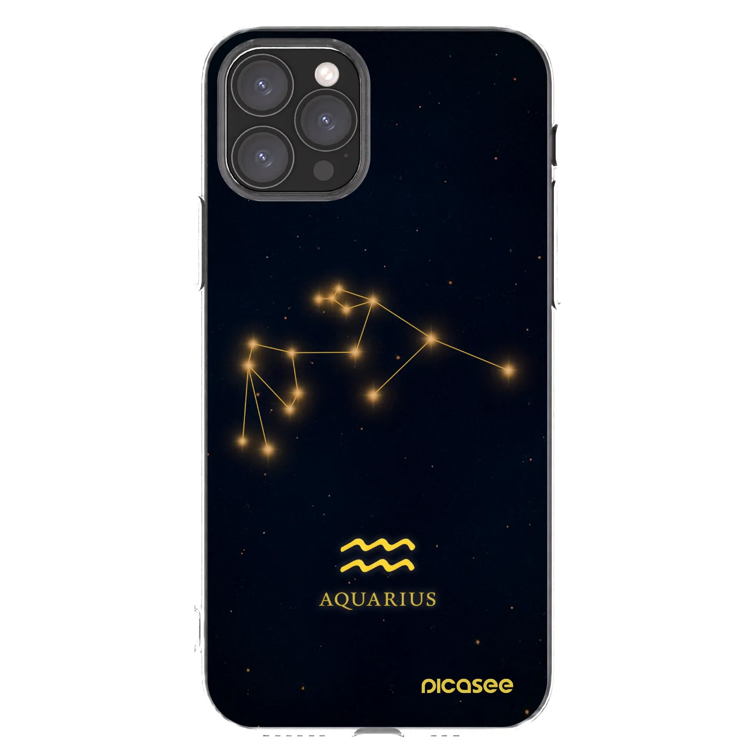 Picasee átlátszó szilikon tok az alábbi mobiltelefonokra Apple iPhone 11 Pro - AQUARIUS