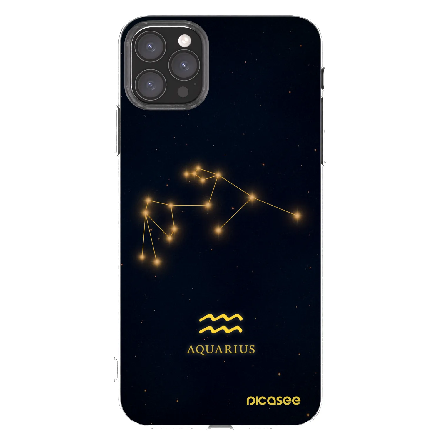 Picasee átlátszó szilikon tok az alábbi mobiltelefonokra Apple iPhone 11 Pro Max - AQUARIUS