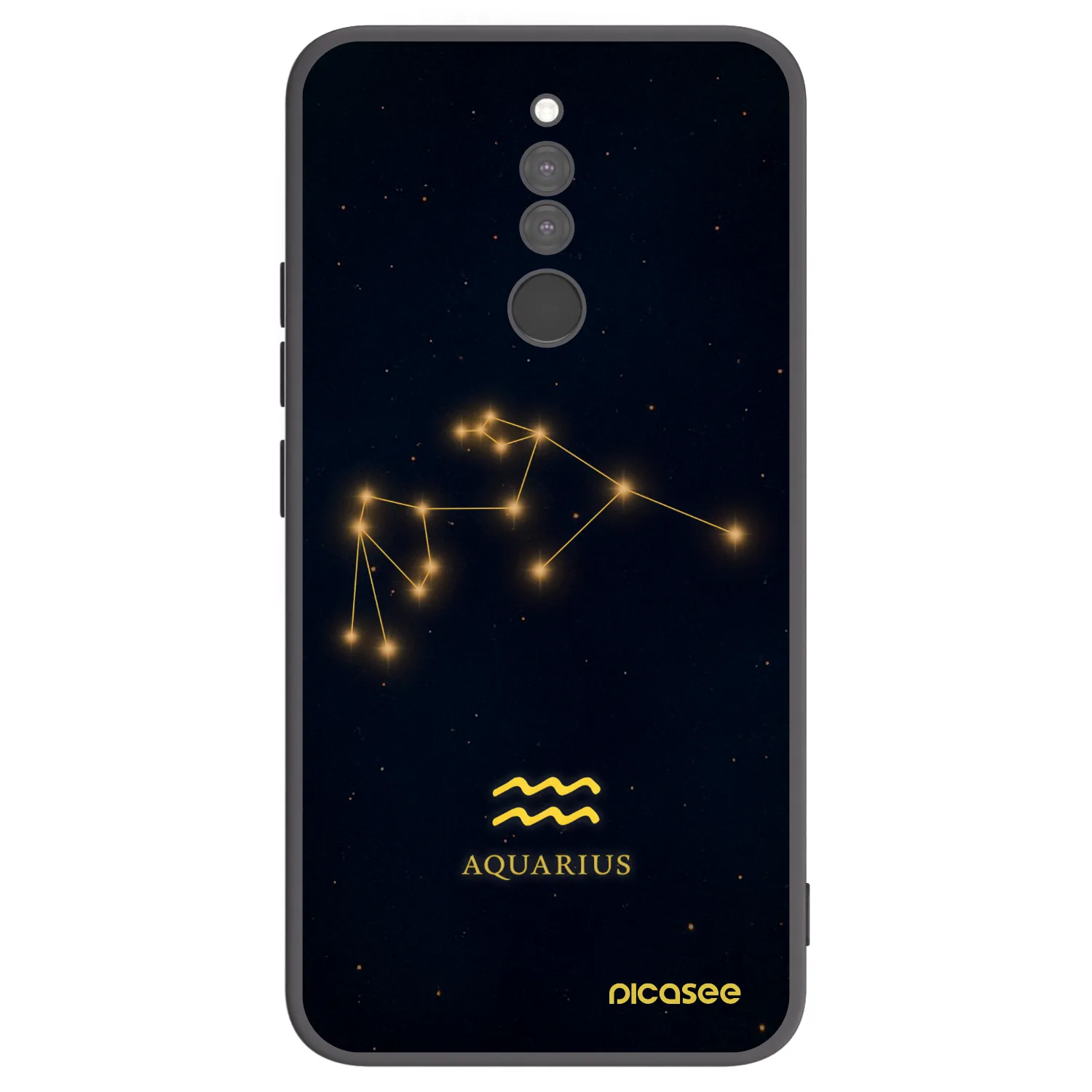 Picasee fekete szilikon tok az alábbi mobiltelefonokra Xiaomi Redmi 8 - AQUARIUS