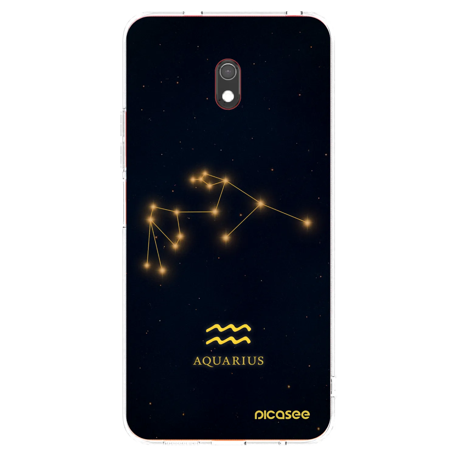 Picasee átlátszó szilikon tok az alábbi mobiltelefonokra Xiaomi Redmi 8A - AQUARIUS