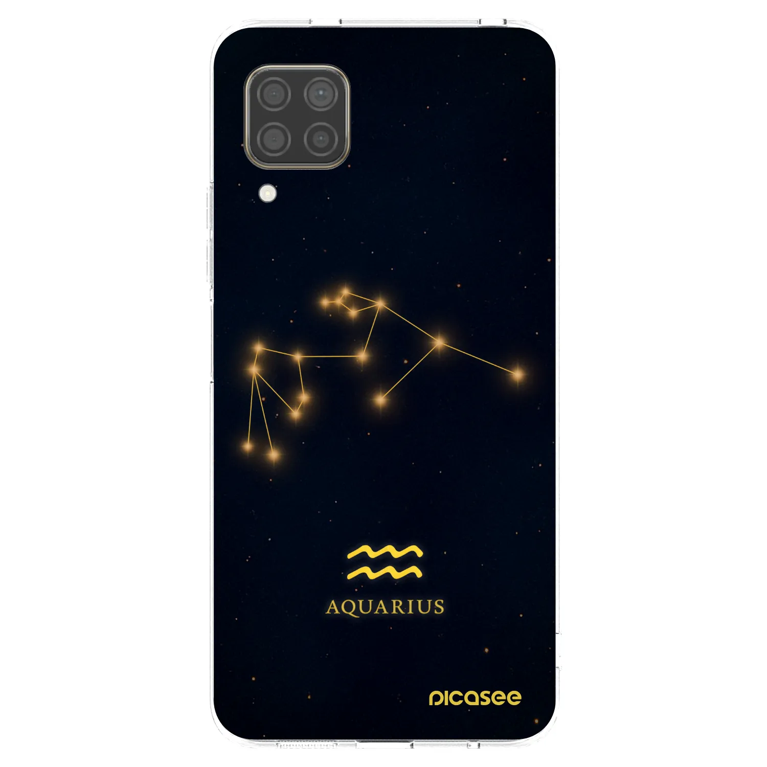 Picasee átlátszó szilikon tok az alábbi mobiltelefonokra Huawei P40 Lite - AQUARIUS