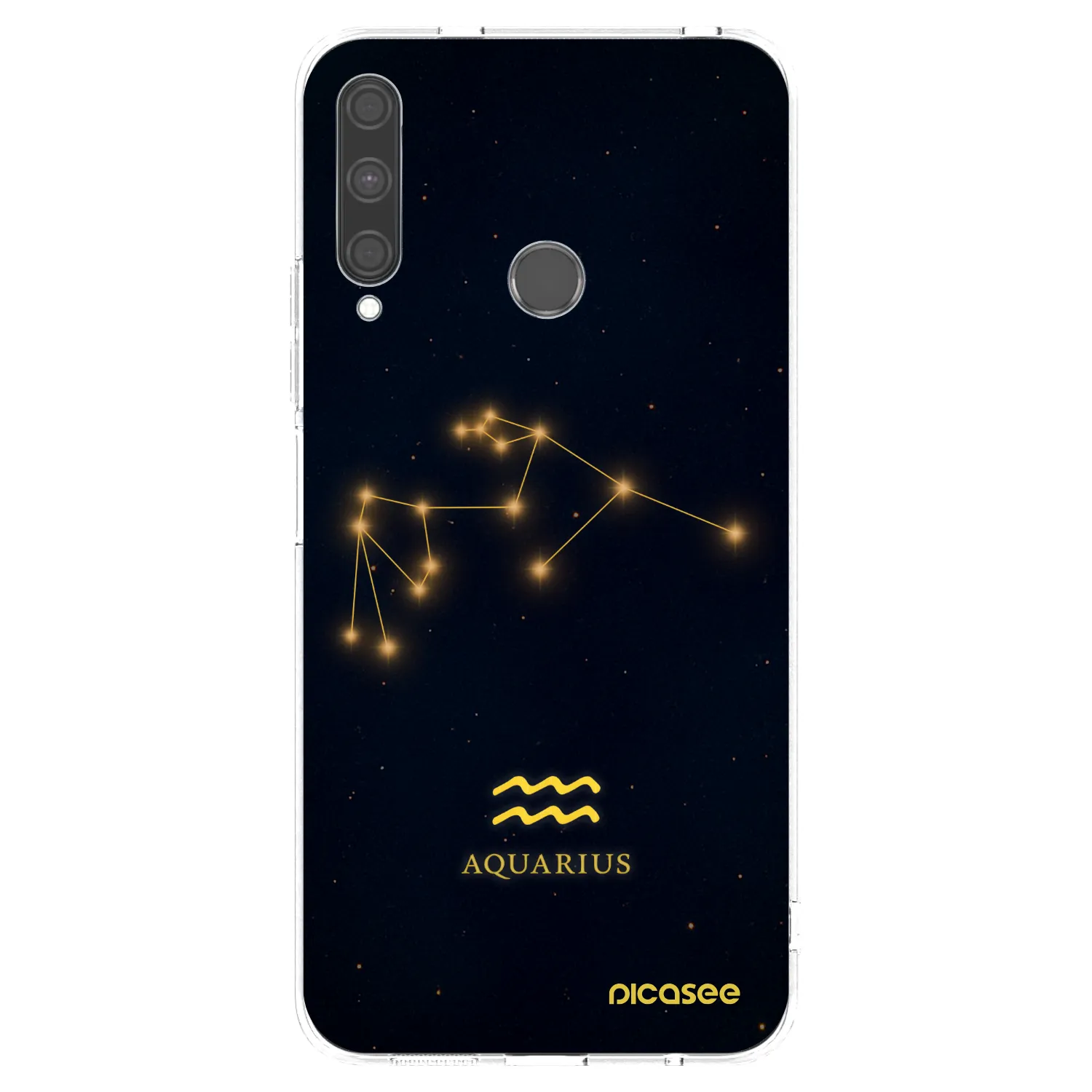 Picasee átlátszó szilikon tok az alábbi mobiltelefonokra Huawei P40 Lite E - AQUARIUS