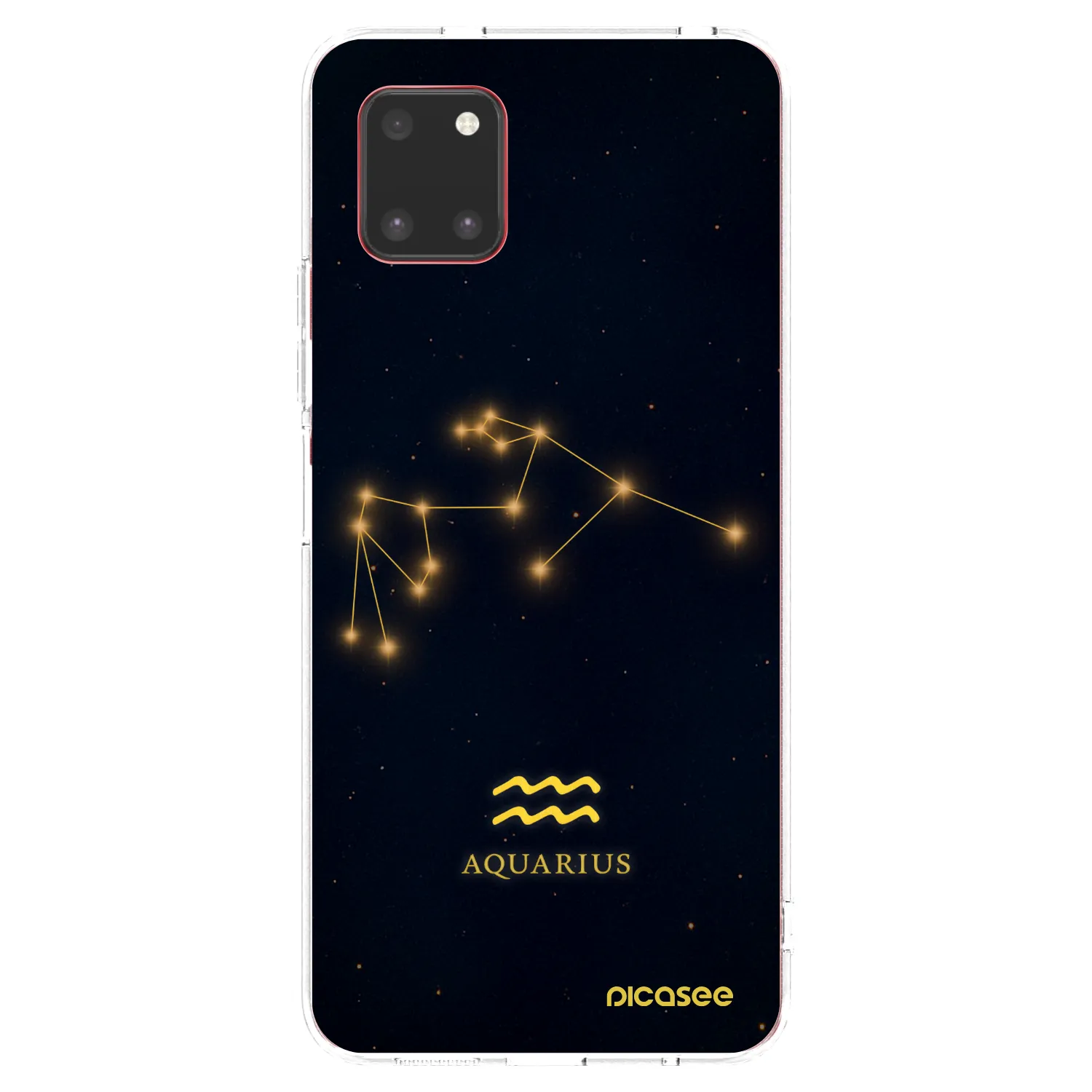 Picasee átlátszó szilikon tok az alábbi mobiltelefonokra Samsung Galaxy Note 10 Lite N770F - AQUARIUS
