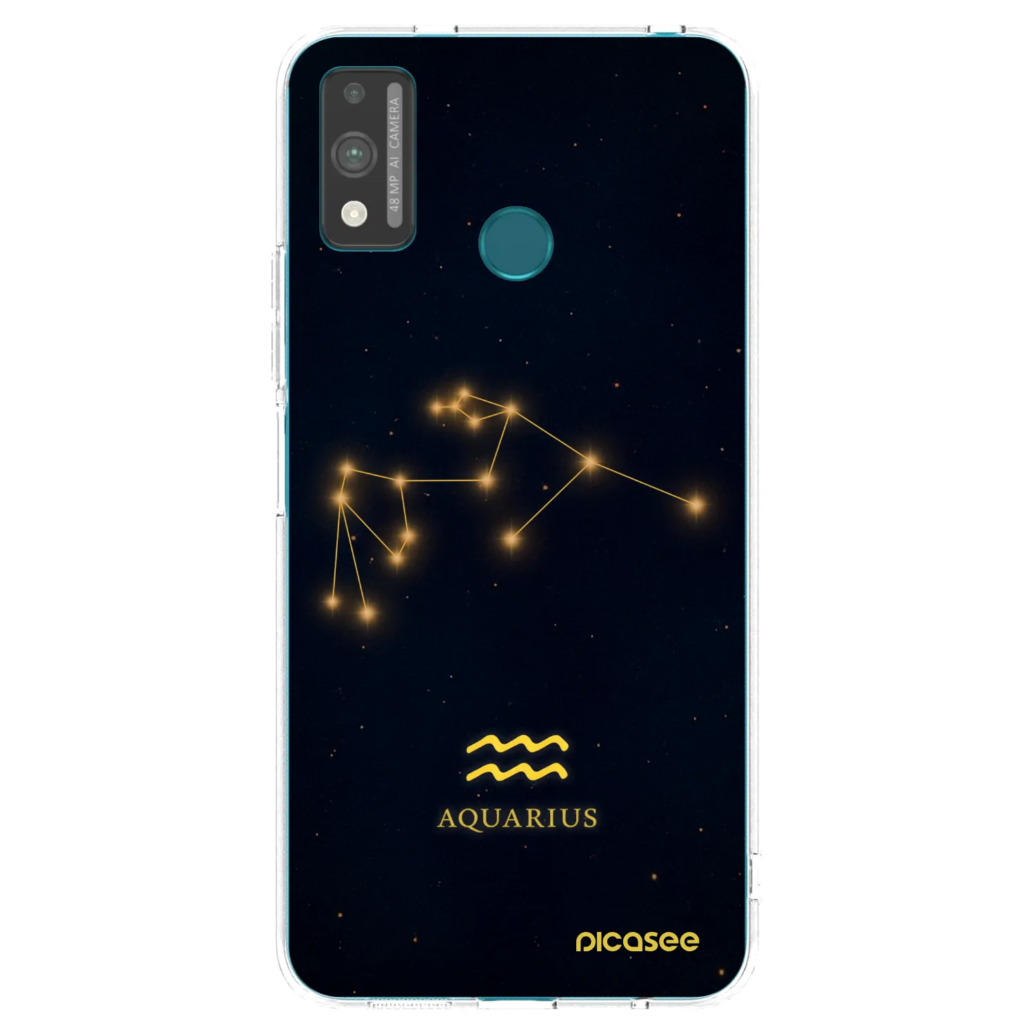 Picasee átlátszó szilikon tok az alábbi mobiltelefonokra Honor 9X Lite - AQUARIUS