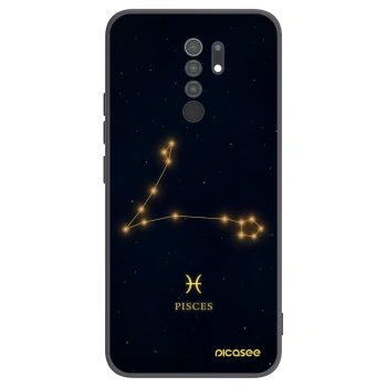 Picasee fekete szilikon tok az alábbi mobiltelefonokra Xiaomi Redmi 9 - PISCES