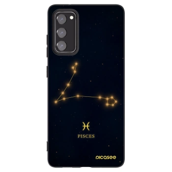 Picasee fekete szilikon tok az alábbi mobiltelefonokra Samsung Galaxy S20 FE - PISCES