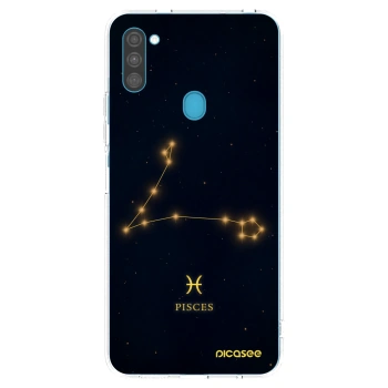 Picasee átlátszó szilikon tok az alábbi mobiltelefonokra Samsung Galaxy M11 - PISCES