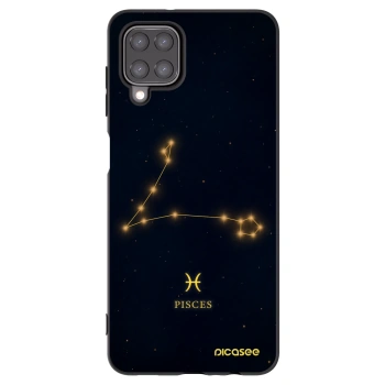 Picasee fekete szilikon tok az alábbi mobiltelefonokra Samsung Galaxy A12 A125F - PISCES