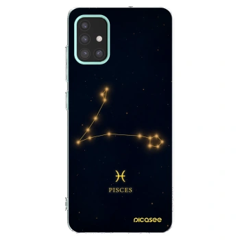 Picasee átlátszó szilikon tok az alábbi mobiltelefonokra Samsung Galaxy M31s - PISCES