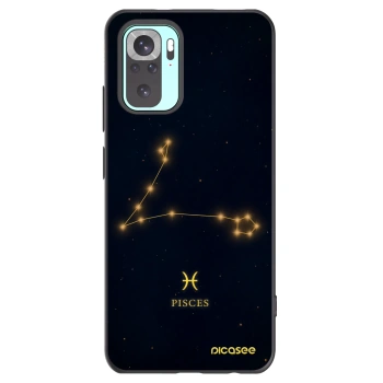 Picasee fekete szilikon tok az alábbi mobiltelefonokra Xiaomi Redmi Note 10 Pro - PISCES