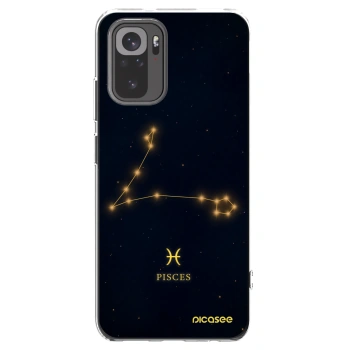 Picasee átlátszó szilikon tok az alábbi mobiltelefonokra Xiaomi Redmi Note 10S - PISCES
