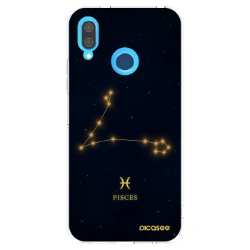 Picasee átlátszó szilikon tok az alábbi mobiltelefonokra Huawei P20 Lite - PISCES