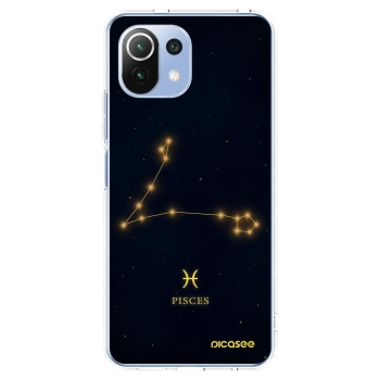 Picasee átlátszó szilikon tok az alábbi mobiltelefonokra Xiaomi Mi 11 Lite - PISCES