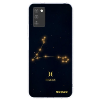 Picasee átlátszó szilikon tok az alábbi mobiltelefonokra Samsung Galaxy A02s A025G - PISCES