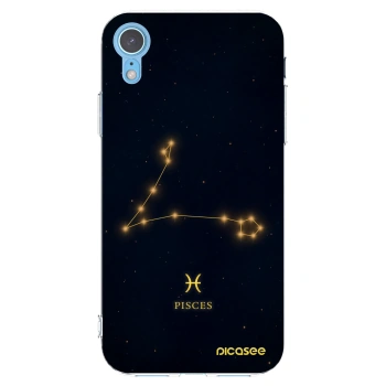 Picasee átlátszó szilikon tok az alábbi mobiltelefonokra Apple iPhone XR - PISCES