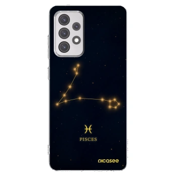Picasee átlátszó szilikon tok az alábbi mobiltelefonokra Samsung Galaxy A52s 5G A528B - PISCES