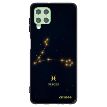 Picasee fekete szilikon tok az alábbi mobiltelefonokra Samsung Galaxy A22 A225F 4G - PISCES