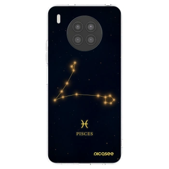 Picasee átlátszó szilikon tok az alábbi mobiltelefonokra Huawei Nova 8i - PISCES