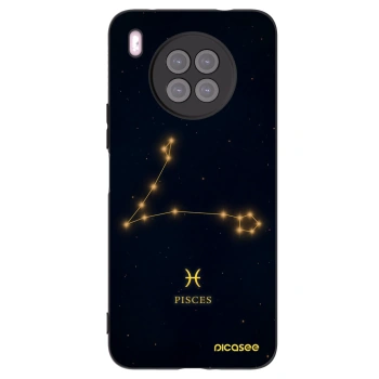 Picasee fekete szilikon tok az alábbi mobiltelefonokra Huawei Nova 8i - PISCES