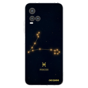 Picasee átlátszó szilikon tok az alábbi mobiltelefonokra Vivo Y33s - PISCES