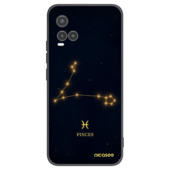 Picasee fekete szilikon tok az alábbi mobiltelefonokra Vivo Y33s - PISCES