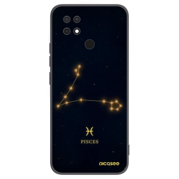 Picasee fekete szilikon tok az alábbi mobiltelefonokra Xiaomi Redmi 10C - PISCES