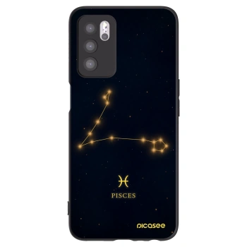 Picasee fekete szilikon tok az alábbi mobiltelefonokra OPPO A16s - PISCES