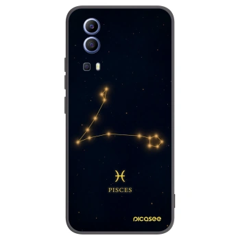 Picasee fekete szilikon tok az alábbi mobiltelefonokra Vivo Y52 5G - PISCES