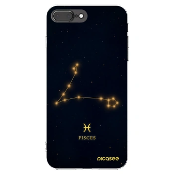 Picasee átlátszó szilikon tok az alábbi mobiltelefonokra Apple iPhone 8 Plus - PISCES