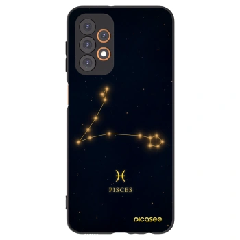 Picasee fekete szilikon tok az alábbi mobiltelefonokra Samsung Galaxy A23 A235F 4G - PISCES