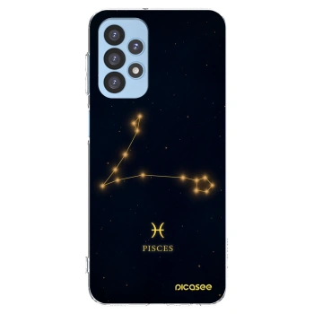 Picasee átlátszó szilikon tok az alábbi mobiltelefonokra Samsung Galaxy A23 A235F 4G - PISCES