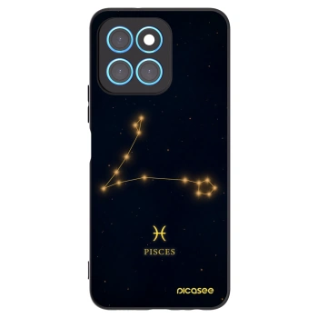 Picasee fekete szilikon tok az alábbi mobiltelefonokra Honor X6 - PISCES