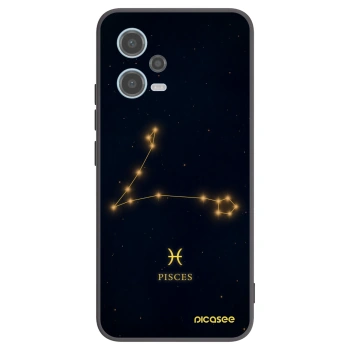 Picasee fekete szilikon tok az alábbi mobiltelefonokra Xiaomi Redmi Note 12 5G - PISCES
