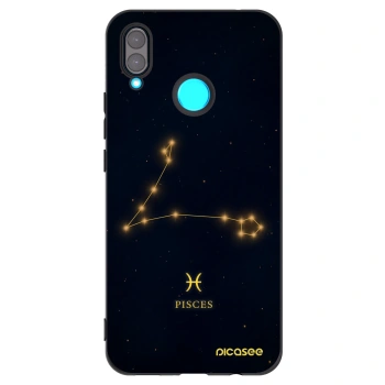 Picasee fekete szilikon tok az alábbi mobiltelefonokra Huawei Nova 3 - PISCES