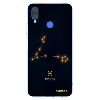 Picasee átlátszó szilikon tok az alábbi mobiltelefonokra Huawei Nova 3i - PISCES