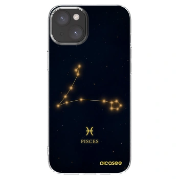 Picasee átlátszó szilikon tok az alábbi mobiltelefonokra Apple iPhone 15 Plus - PISCES