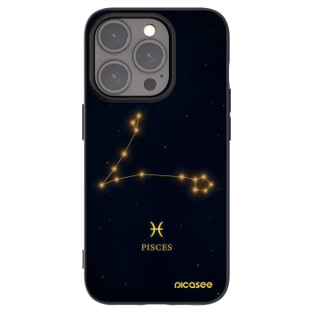 Picasee fekete szilikon tok az alábbi mobiltelefonokra Apple iPhone 15 Pro - PISCES