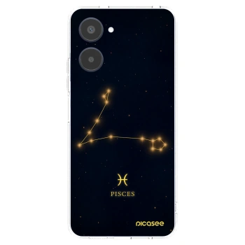 Picasee átlátszó szilikon tok az alábbi mobiltelefonokra Realme 10 4G - PISCES